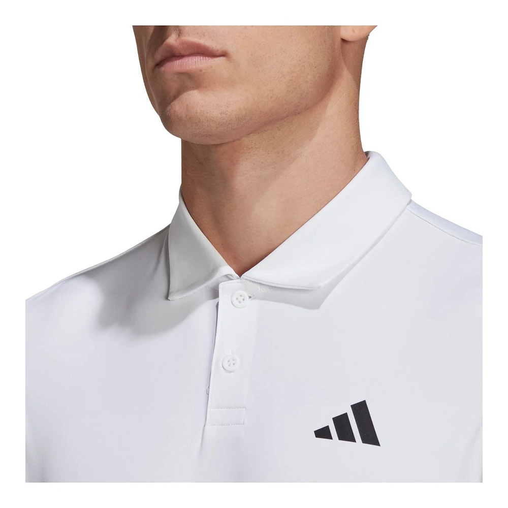 adidas Men's Club 3-Stripe Polo T Shirt