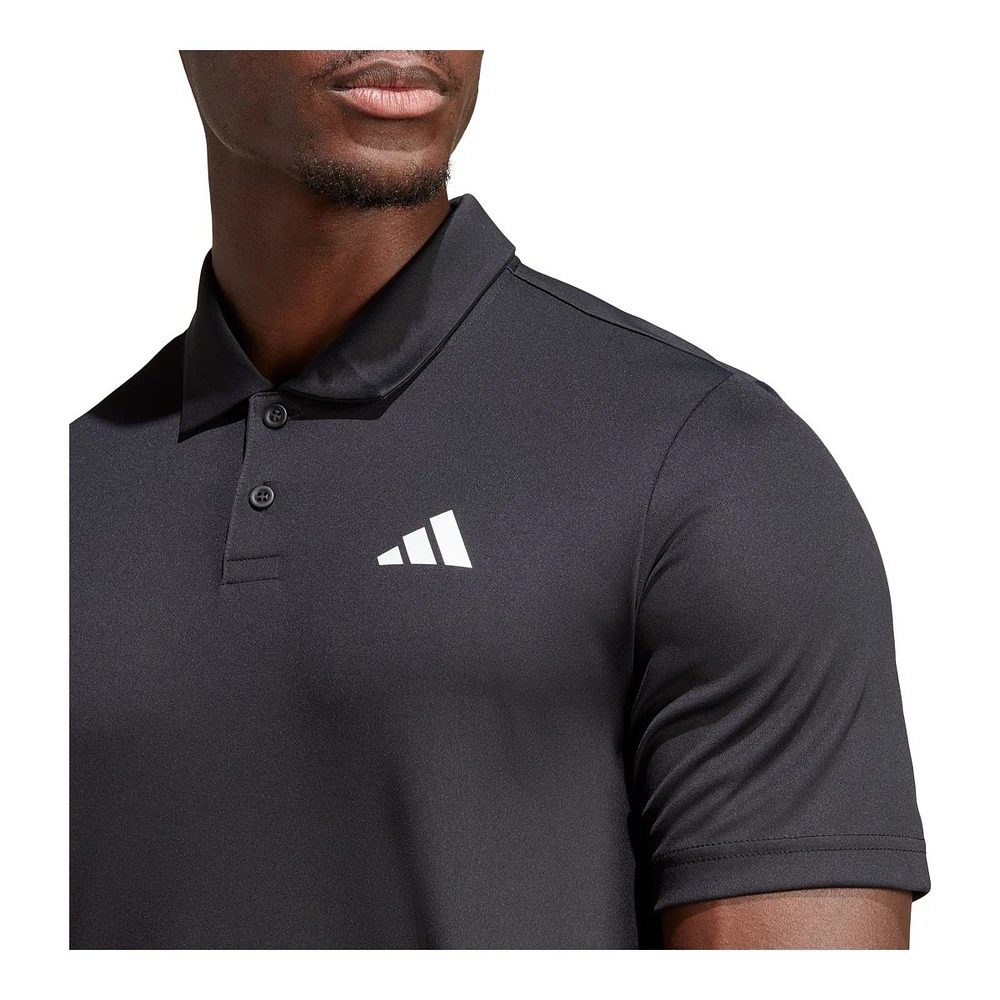 adidas Men's Club 3-Stripe Polo T Shirt