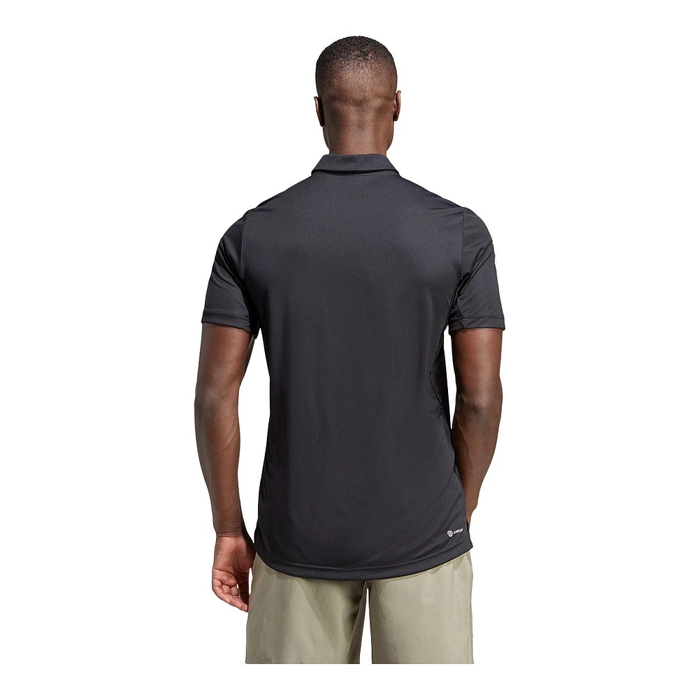 adidas Men's Club 3-Stripe Polo T Shirt