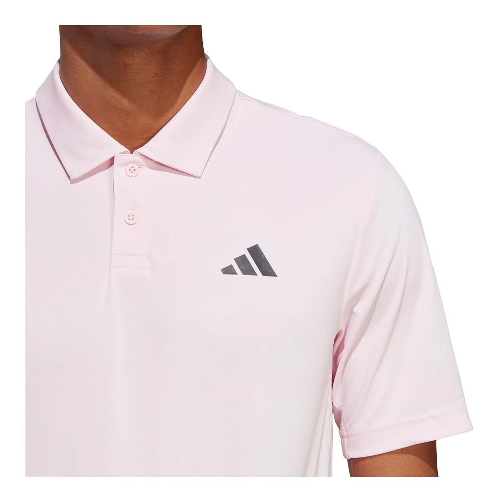 adidas Men's Club 3-Stripe Polo T Shirt