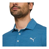 PUMA Men's Cloudspun Haystack Polo T Shirt