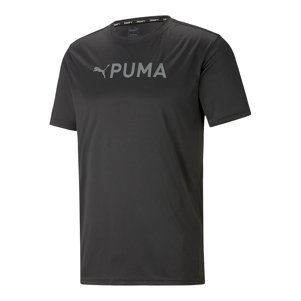 PUMA Men's Train Fit Logo T Shirt