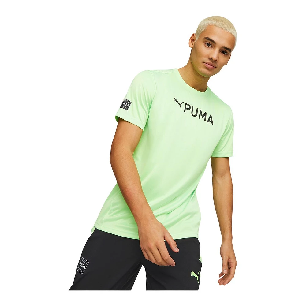 PUMA Men's Train Fit Logo T Shirt