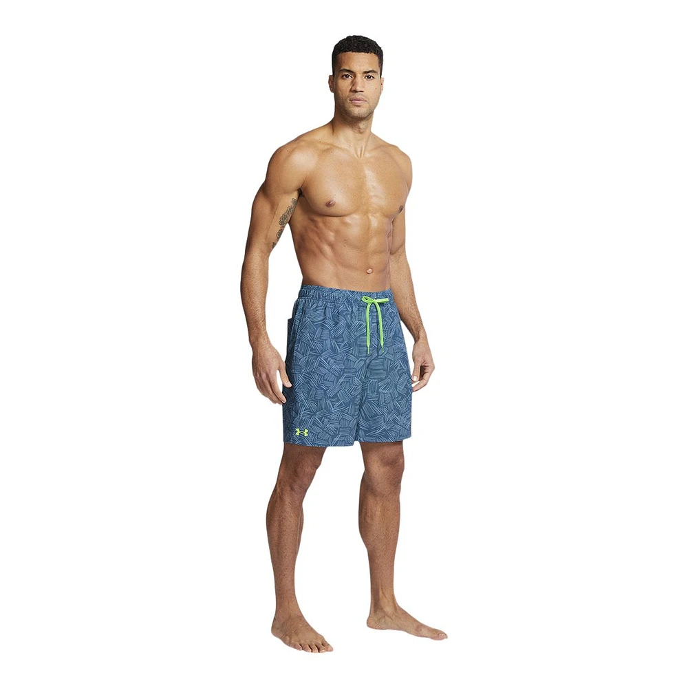 Under Armour Men's Palm Sketch Compression Swim Shorts