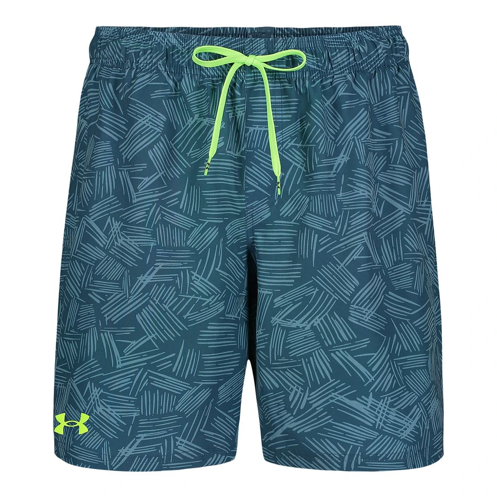 Under Armour Men's Palm Sketch Compression Swim Shorts