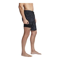 Under Armour Men's Crystal Speckle Compression Swim Shorts