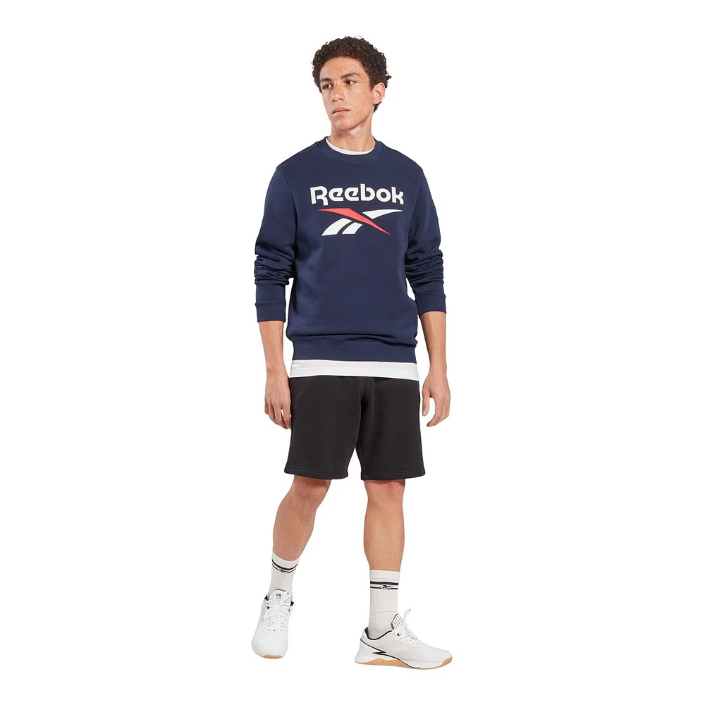 Reebok Men's Id Stacked Logo Sweatshirt