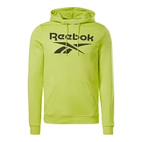 Reebok Men's Id Fleece Stacked Logo Pullover Hoodie