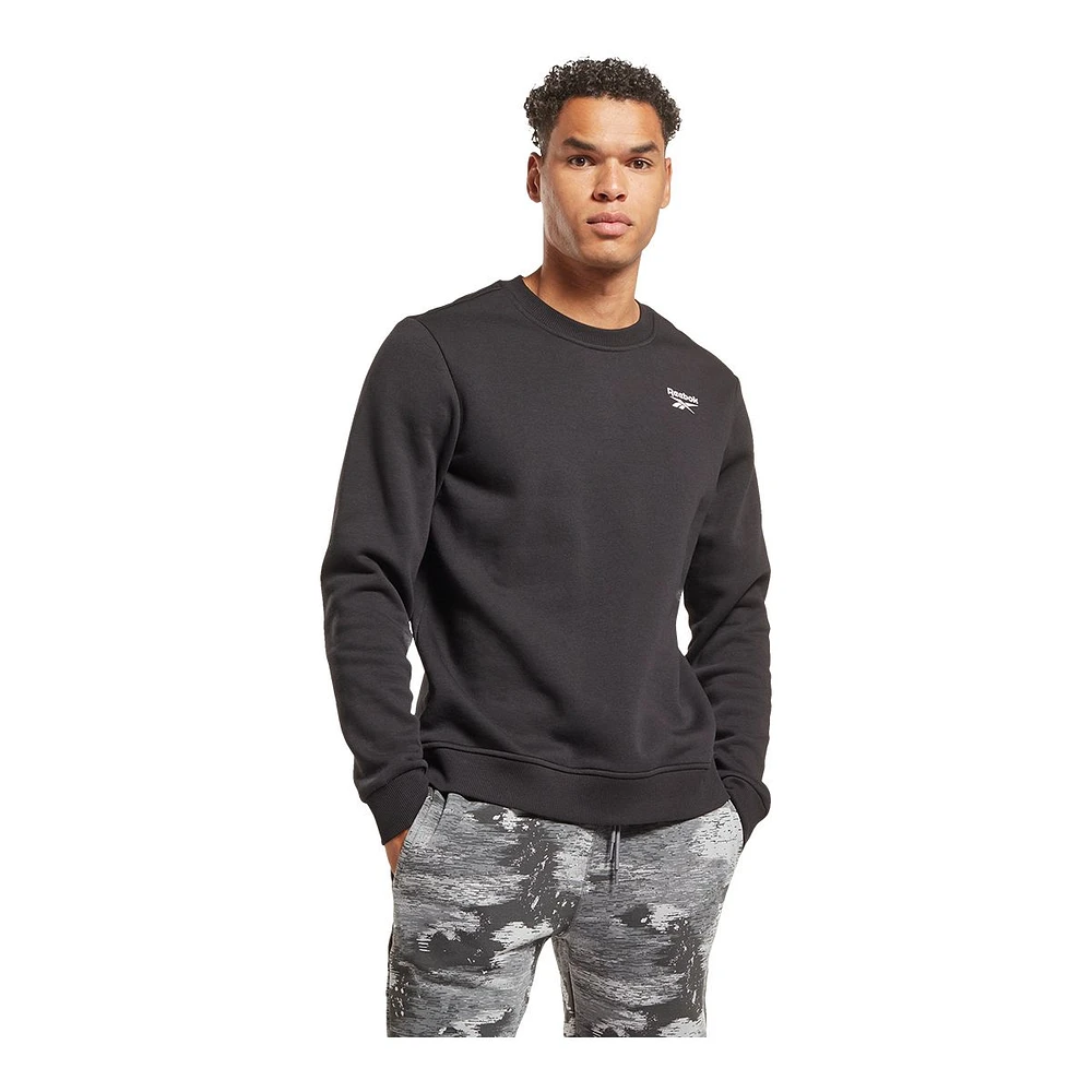 Reebok Men's Identity Small Vector Fleece Sweatshirt