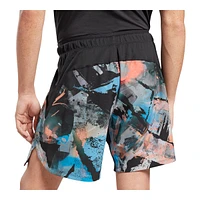 Reebok Men's TS Strength 3.0 All over print Shorts