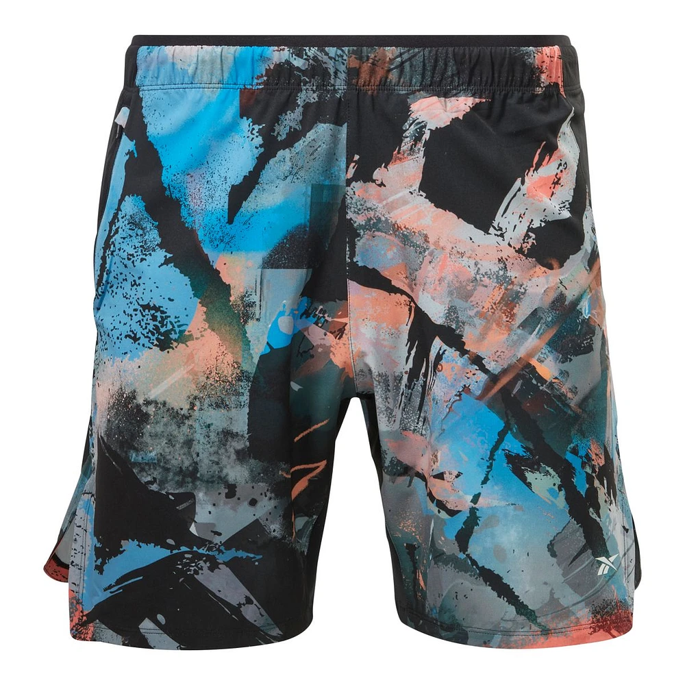 Reebok Men's TS Strength 3.0 All over print Shorts