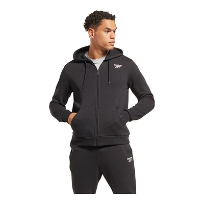 Reebok Men's ID Small Vector Fleece Full Zip Hoodie