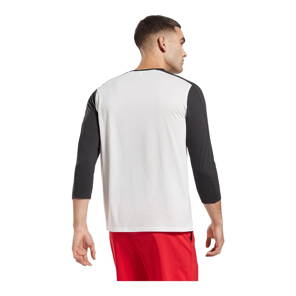 Reebok Men's ID Train 3/4 Sleeve T Shirt