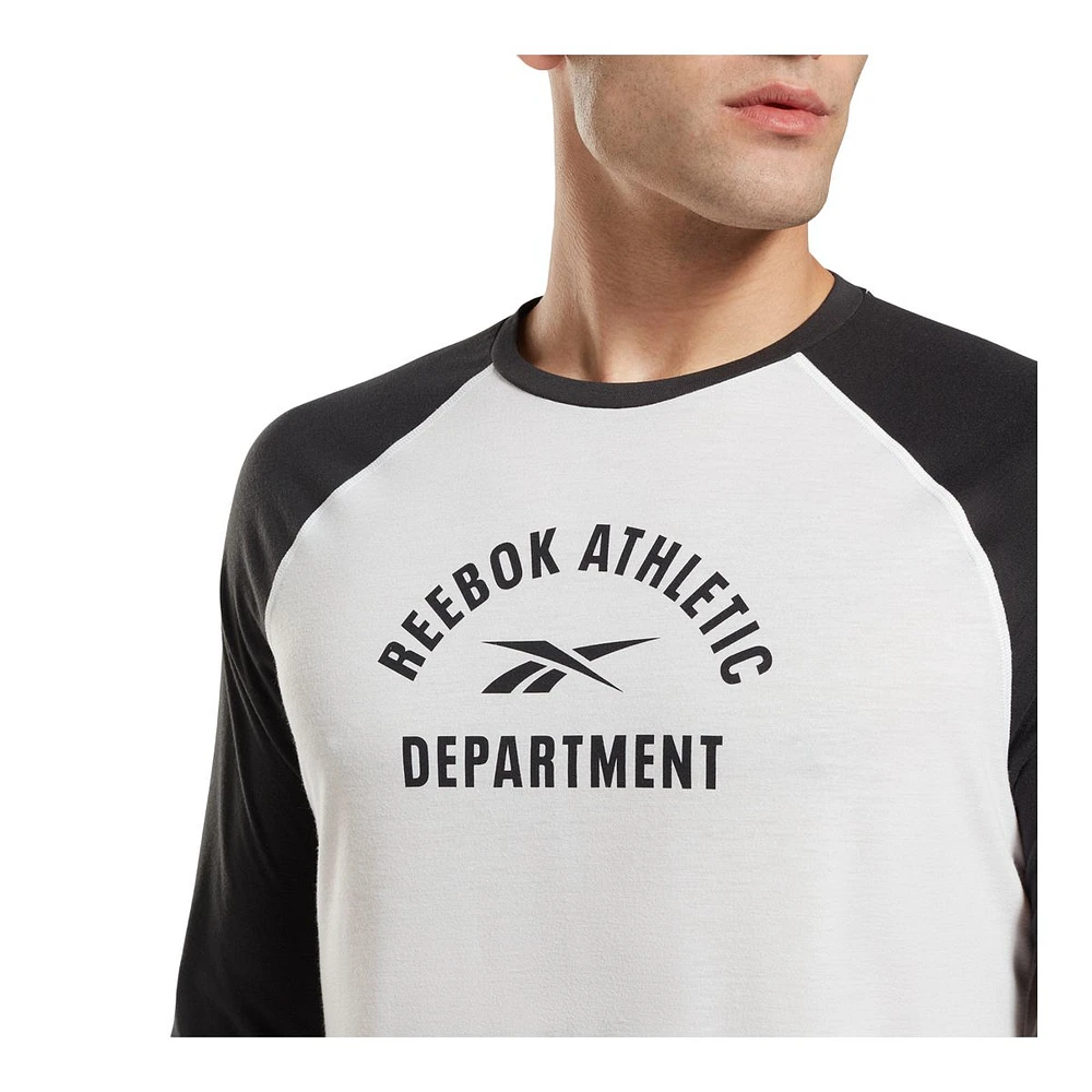 Reebok Men's ID Train 3/4 Sleeve T Shirt