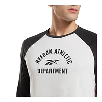 Reebok Men's ID Train 3/4 Sleeve T Shirt