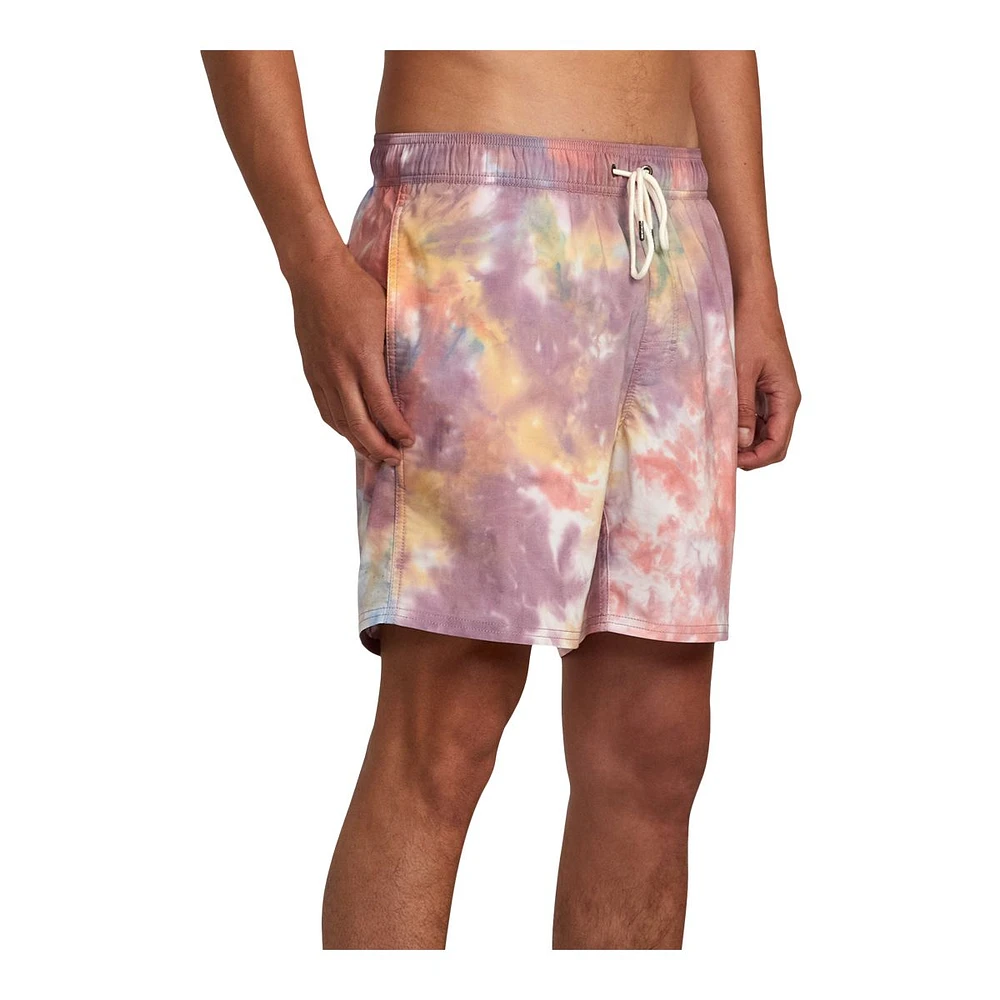 RVCA Men's Manic Elastic 17 Inch Volley Shorts