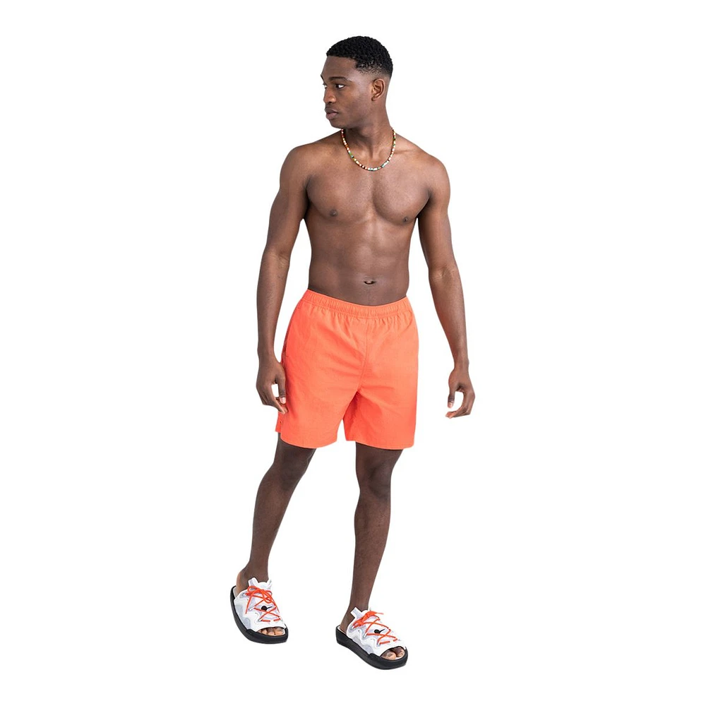 Saxx Men's Go Coastal 7 Inch 2 1 Volley Shorts