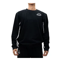 Kappa Sport Logo Damian Long Sleeve Fleece Top - Black