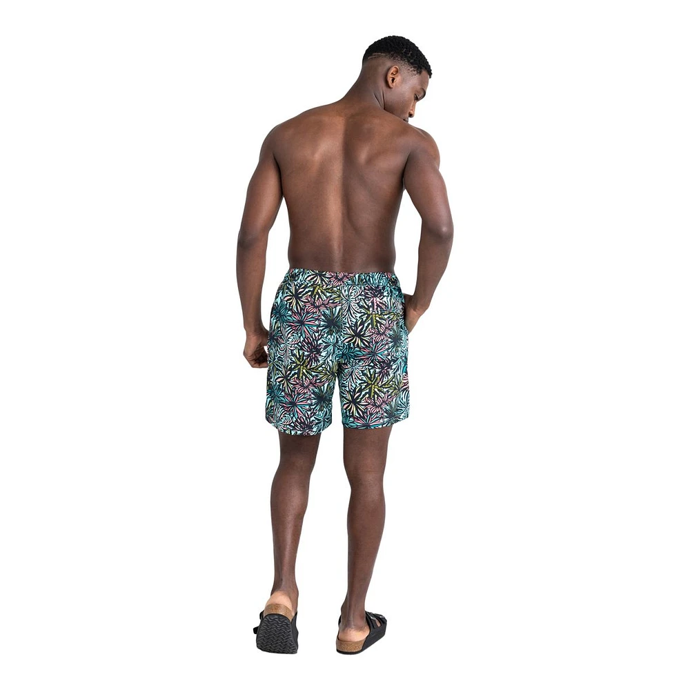 Saxx Men's Go Coastal 7 Inch 2 1 Volley Shorts