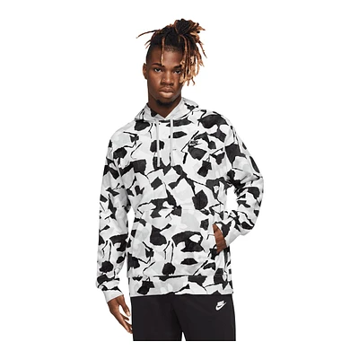 Nike Sportswear Men's Club+ All Over Print Pullover Hoodie