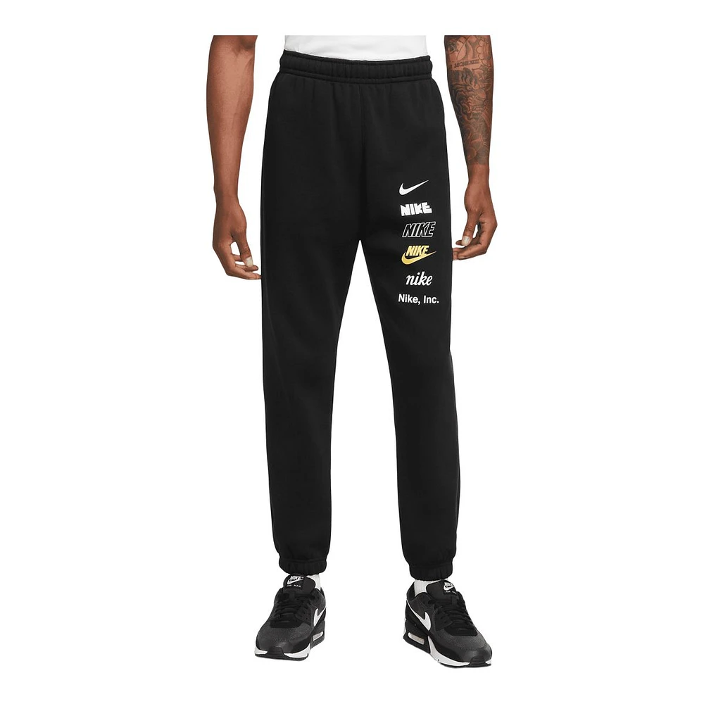 Nike Sportswear Men's Club+ Multi Logo Jogger Pants