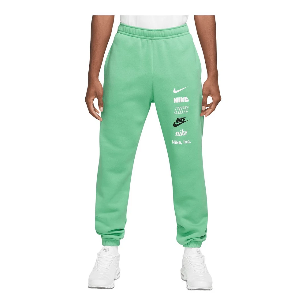 Nike Men's Club+ Multi Logo Jogger Pants