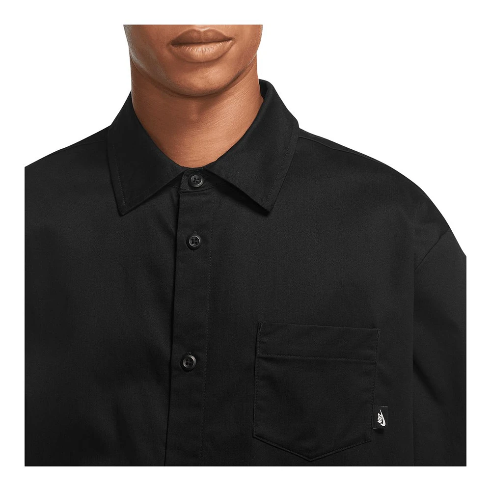 Nike Sportswear Men's Club Button Down T Shirt