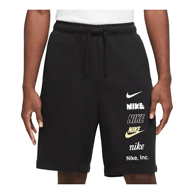 Nike Sportswear Men's Club+ Multi Logo Shorts