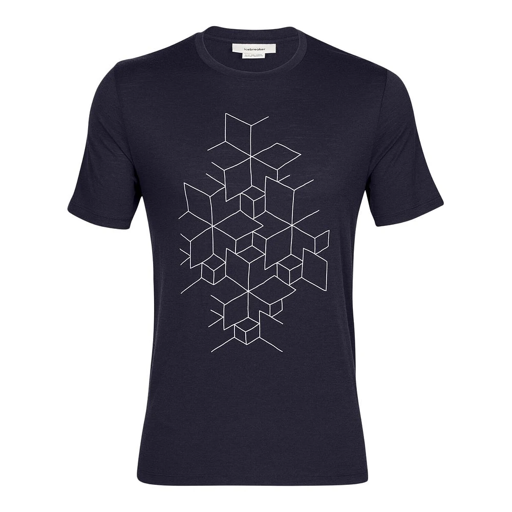 Icebreaker Men's Tech Lite II Snowflake T Shirt