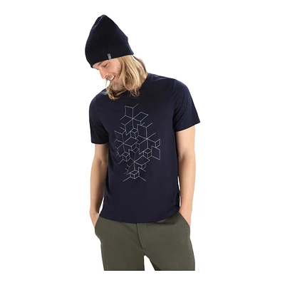 Icebreaker Men's Tech Lite II Snowflake T Shirt