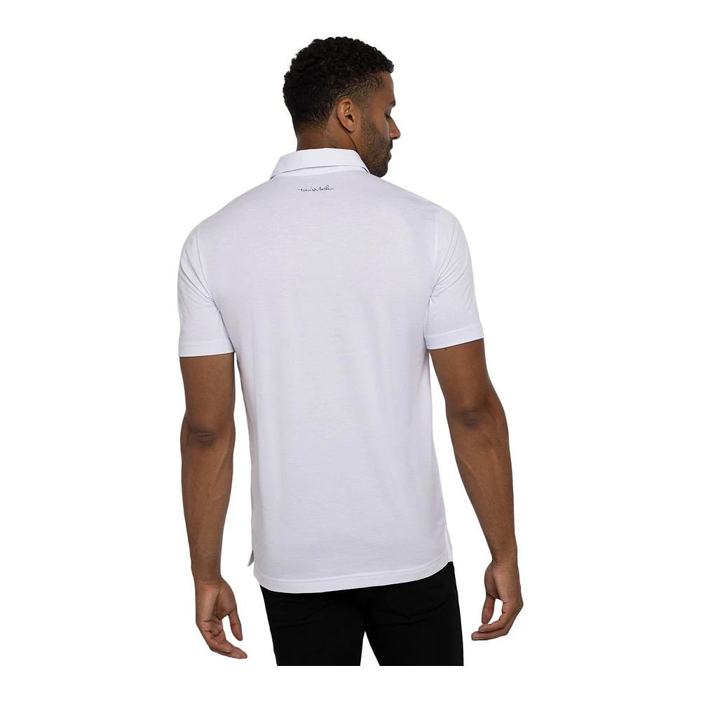 TravisMathew Men's Lime On The Rim Golf Polo Shirt