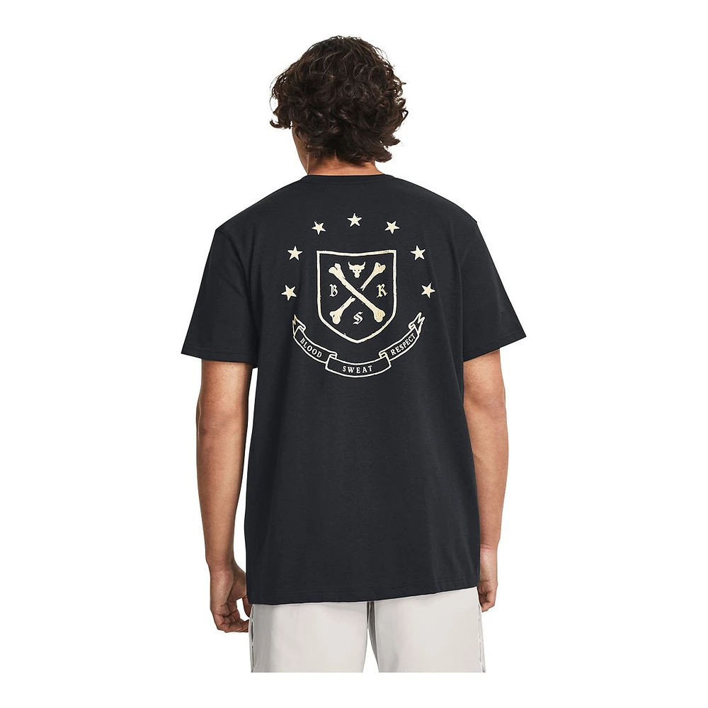 Under Armour Men's Project Rock HW Crest T Shirt