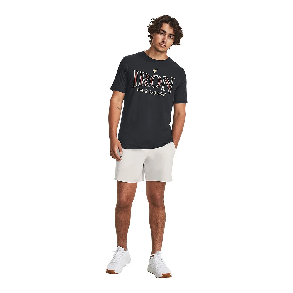 Under Armour Men's Project Rock Iron Paradise T Shirt