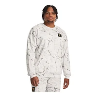 Under Armour Men's Project Rock Rival Fleece All Over Print Sweatshirt