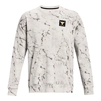 Under Armour Men's Project Rock Rival Fleece All Over Print Sweatshirt