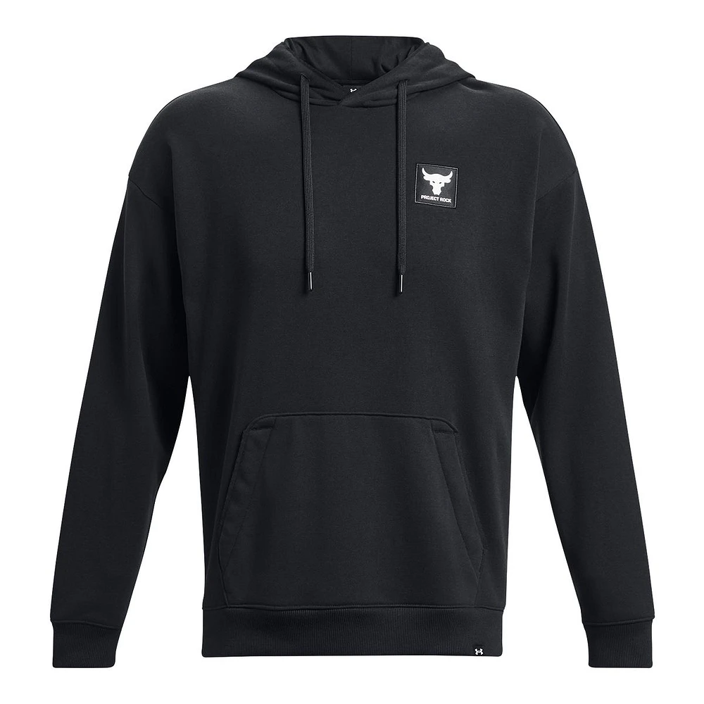 Under Armour Men's Project Rock Heavyweight Terry Pullover Hoodie