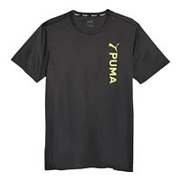 PUMA Men's Fit Logo Long Sleeve T Shirt