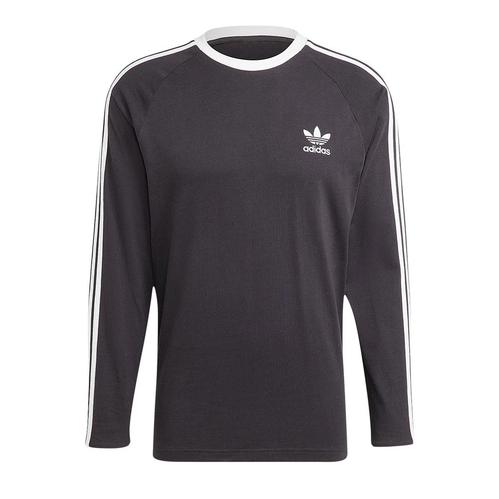 adidas Originals Men's 3-Stripes Long Sleeve T Shirt