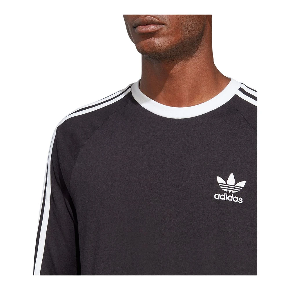 adidas Originals Men's 3-Stripes Long Sleeve T Shirt