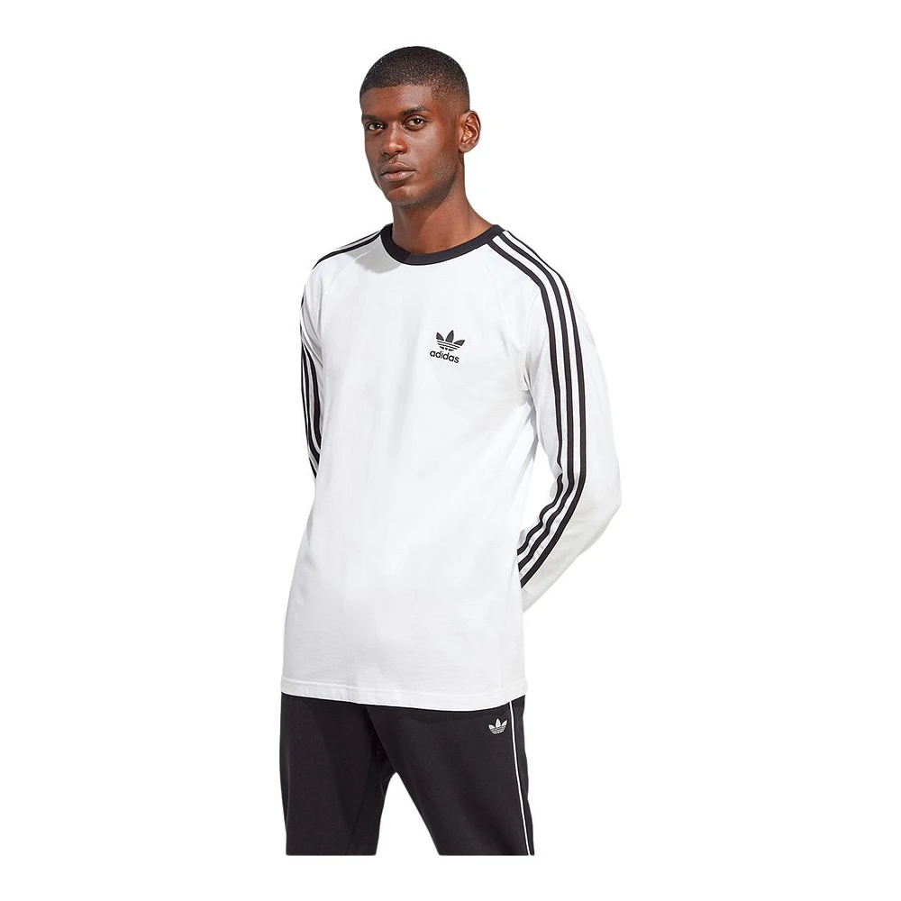 adidas Originals Men's 3-Stripes Long Sleeve T Shirt