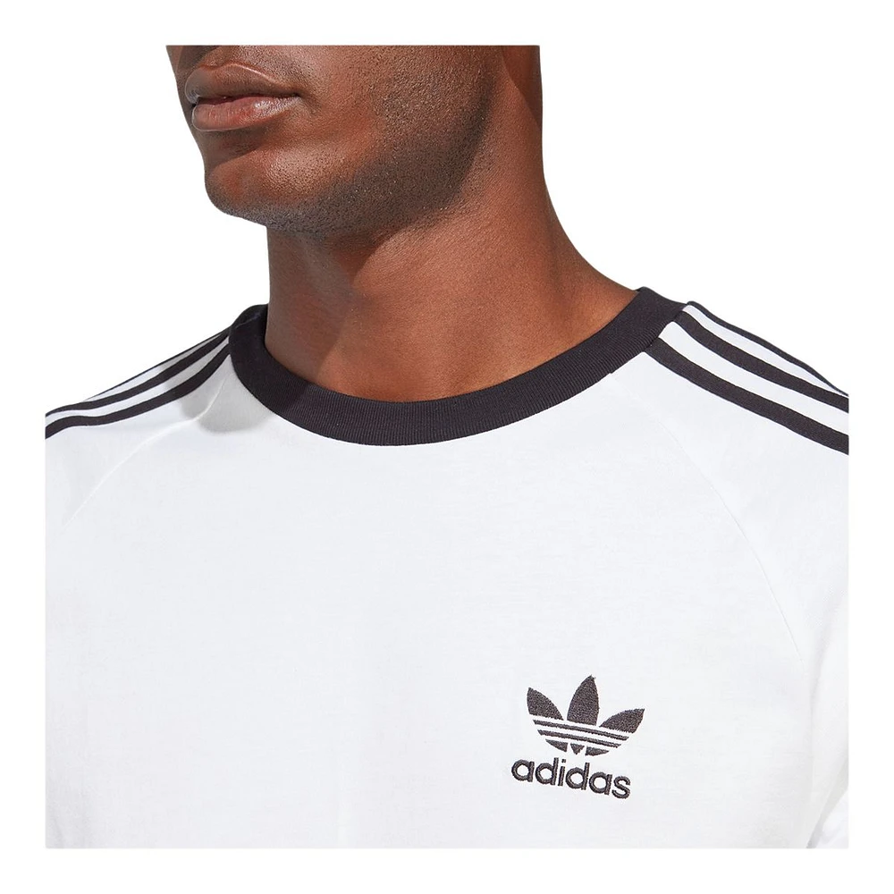 adidas Originals Men's 3-Stripes Long Sleeve T Shirt