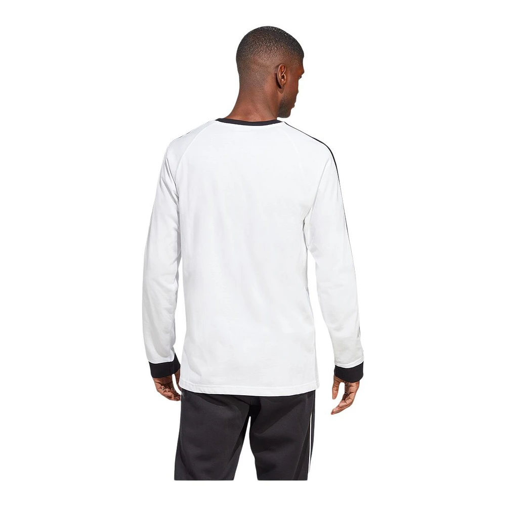 adidas Originals Men's 3-Stripes Long Sleeve T Shirt