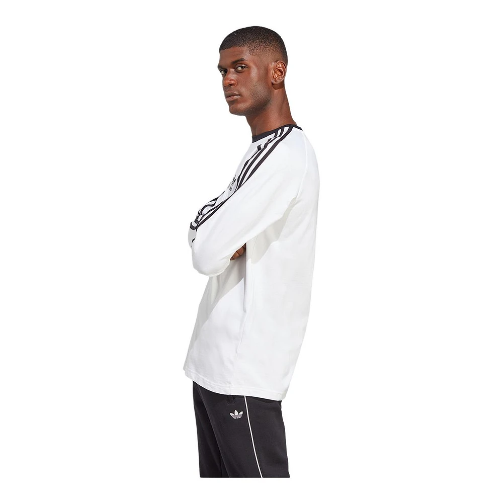 adidas Originals Men's 3-Stripes Long Sleeve T Shirt