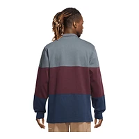 Nike Sportswear Men's Club+ Knit Striped Long Sleeve Shirt