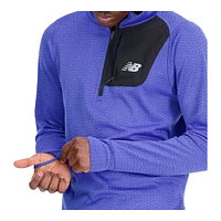 New Balance Men's Heat Grid Half Zip Long Sleeve Top