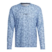 "adidas Men's Terrex PB Trail Graphic Long Sleeve Shirt"