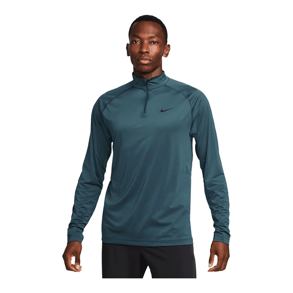 Nike Men's Dri-FIT Ready 1/4 Zip Long Sleeve Top