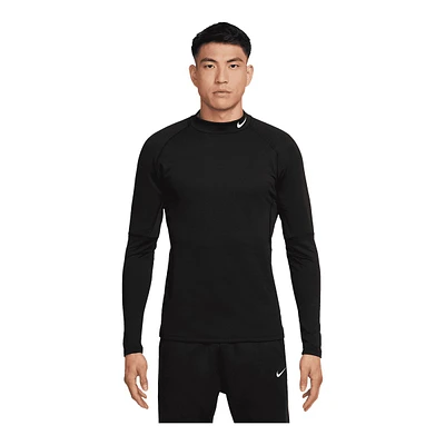 Nike Men's Pro Warm Long Sleeve Mock Shirt