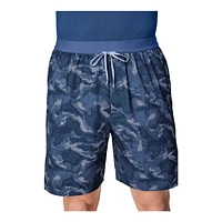 FWD Men's Push 7 Inch Unlined Printed Shorts