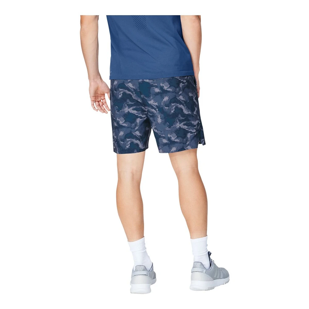 FWD Men's Push 7 Inch Unlined Printed Shorts